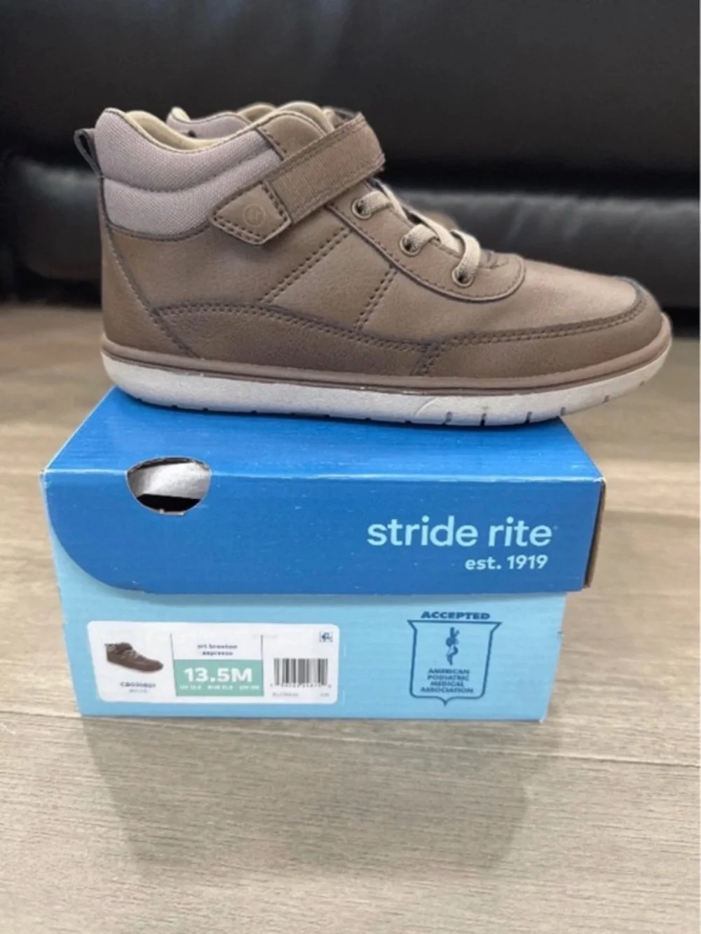 Stride Rite Kids Casual Brown Leather Boots
